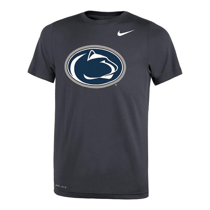 Boys 8-20 Nike Penn State Nittany Lions Travel Dri-fit Tee, Size: S 8, Grey