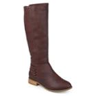 Journee Collection Marcel Women's Riding Boots, Size: Medium (10), Dark Red