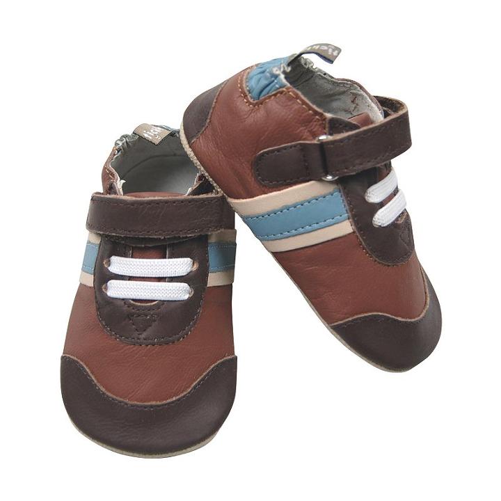 Tommy Tickle Cruzer Crib Shoes - Baby Boy, Size: 12-18month, Brown