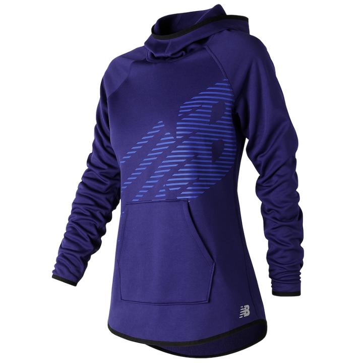 Women's New Balance Accelerate Fleece Hoodie, Size: Medium, Green