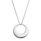 Dana Buchman Circle Pendant Necklace, Women's, Silver