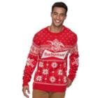 Men's Snowflake Ugly Christmas Sweater, Size: Xl, Red