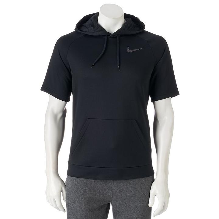 Men's Nike Thermal Hoodie, Size: Xl, Grey (charcoal)