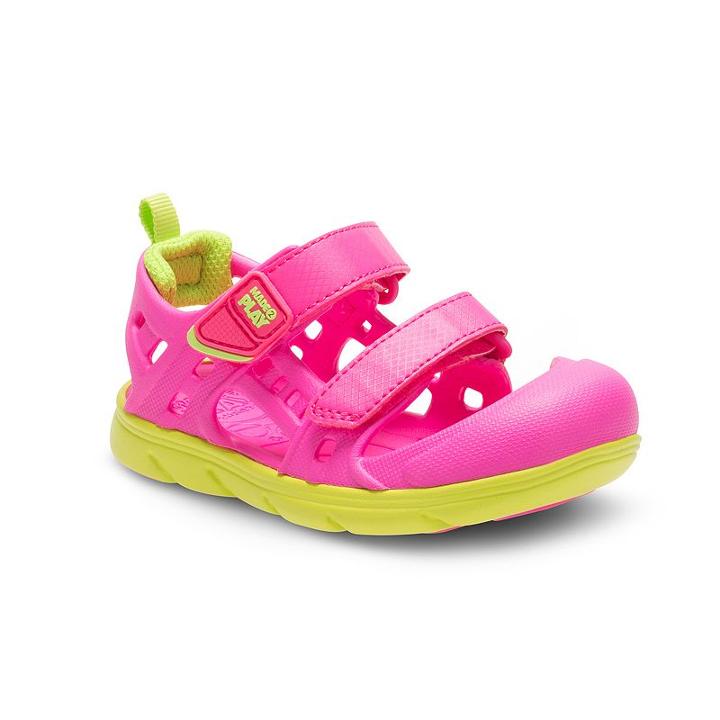 Stride Rite Made 2 Play Phibian Toddler Girls' Sandals, Girl's, Size: 5 T, Pink