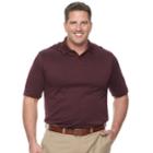 Big & Tall Haggar Regular-fit Space-dye Polo, Men's, Size: Xl Tall, Red