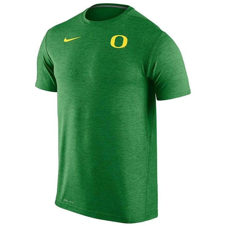Men's Nike Oregon Ducks Dri-fit Touch Tee, Size: Xxl, Green