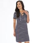 Women's Ab Studio Lace-up T-shirt Dress, Size: 8, Ovrfl Oth
