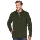 Big & Tall Croft & Barrow&reg; Classic-fit Arctic Fleece Quarter-zip Pullover, Men's, Size: 3xl Tall, Green