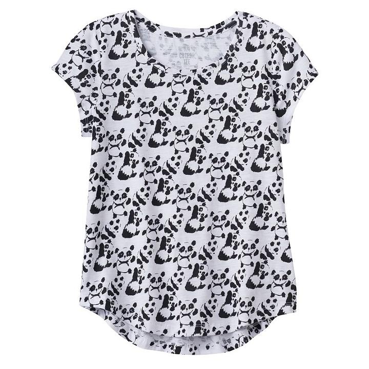 Girls 7-16 & Plus Size So&reg; Short Sleeve Curve Hem Tee, Girl's, Size: 14, White