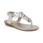 Rachel Shoes Destin Girls' Sandals, Girl's, Size: 4, Light Grey