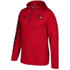 Men's Adidas Louisville Cardinals Sideline Training Hooded Pullover, Size: Medium, Multicolor