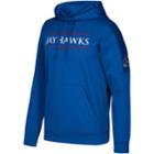 Men's Adidas Kansas Jayhawks Team Issue Climawarm Hoodie, Size: Xl, Blue