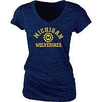 Women's Michigan Wolverines Pass Rush Tee, Size: Small, Blue (navy)