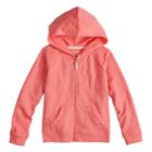 Girls 4-10 Jumping Beans&reg; French Terry Hoodie, Size: 6, Lt Orange