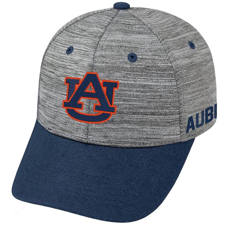Adult Auburn Tigers Backstop Snapback Cap, Men's, Med Grey