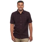 Big & Tall Haggar Classic-fit Microfiber Easy-care Button-down Shirt, Men's, Size: 4xb, Drk Purple