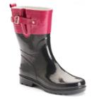 Western Chief Top Pop Women's Colorblock Rain Boots, Size: Medium (10), Black