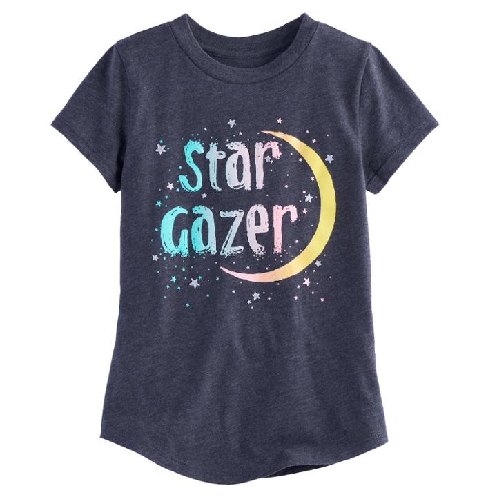 Girls 4-10 Jumping Beans&reg; Graphic Tee, Size: 10, Orange Oth