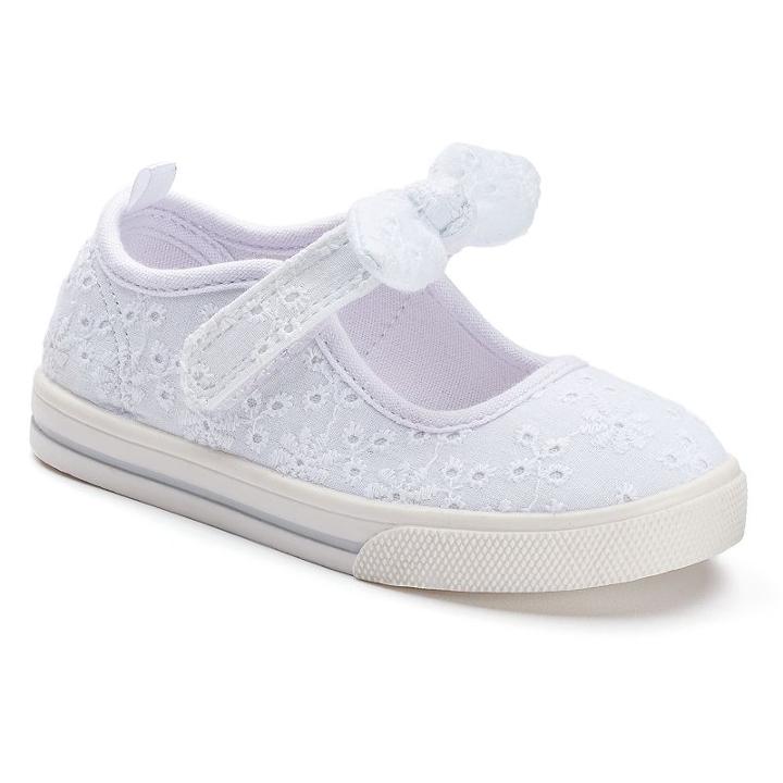 Carter's Spice Toddler Girls' Mary Jane Shoes, Girl's, Size: 9 T, White