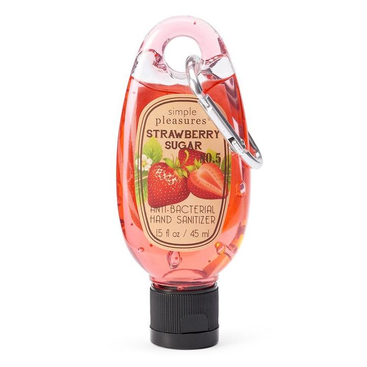 Simple Pleasures Strawberry Sugar Antibacterial Hand Sanitizer (f15)