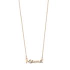 Lc Lauren Conrad Simulated Crystal Mama Necklace, Women's, Gold