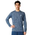 Men's Adidas Camouflage Burnout Tee, Size: Large, Silver