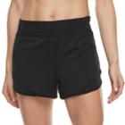 Women's Tek Gear&reg; Knit Running Shorts, Size: Large, Black