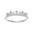 Lc Lauren Conrad Cubic Zirconia Tiara Ring, Women's, Size: 7, Silver