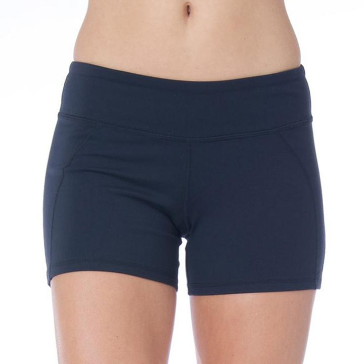 Women's Soybu Synergy Yoga Shorts, Size: Medium, Black