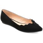 Journee Collection Mila Women's Flats, Size: Medium (6.5), Black