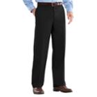Men's Croft & Barrow&reg; Classic-fit Easy-care Stretch Flat-front Khaki Pants, Size: 34x29, Black