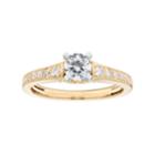 14k Gold 3/4 Carat T.w. Igl Certified Diamond Engagement Ring, Women's, Size: 7, White