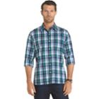 Big & Tall Van Heusen Untucked Slim-fit Button-down Shirt, Men's, Size: Xxl Tall, Dark Blue