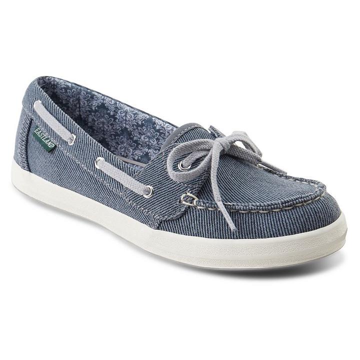 Eastland Skip Women's Canvas Boat Shoes, Size: Medium (9), Dark Blue