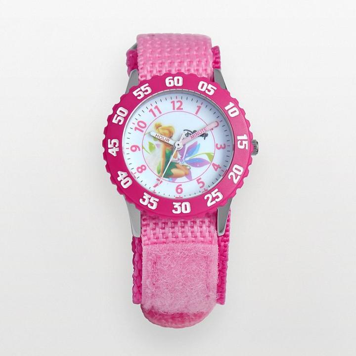 Disney's Tinker Bell Kids' Time Teacher Watch, Girl's, Pink