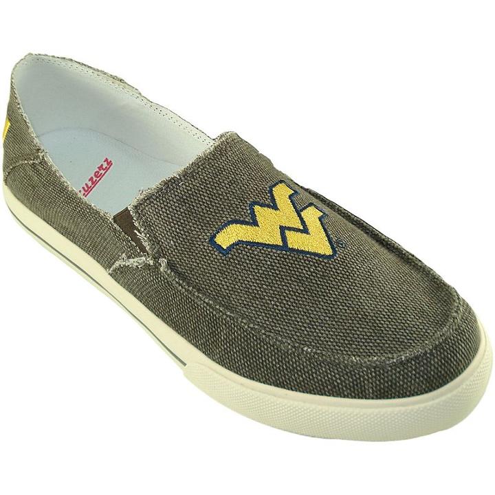 Men's West Virginia Mountaineers Drifter Slip-on Shoes, Size: 10, Brown