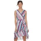 Women's Jennifer Lopez High-low Ruffle Fit & Flare Dress, Size: Xl, Pink