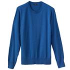 Apt. 9&reg; Merino Solid Sweater, Men's, Size: Large, Blue
