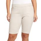 Plus Size Gloria Vanderbilt Avery Pull-on Bermuda Jean Shorts, Women's, Size: 22 W, Brown