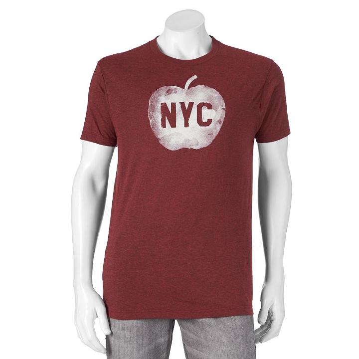 Men's Sonoma Goods For Life&trade; Nyc Apple Tee, Size: Medium, Red Other