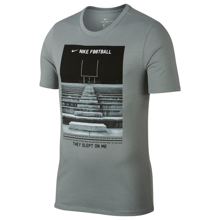 Men's Nike Football Tee, Size: Large, Dark Green