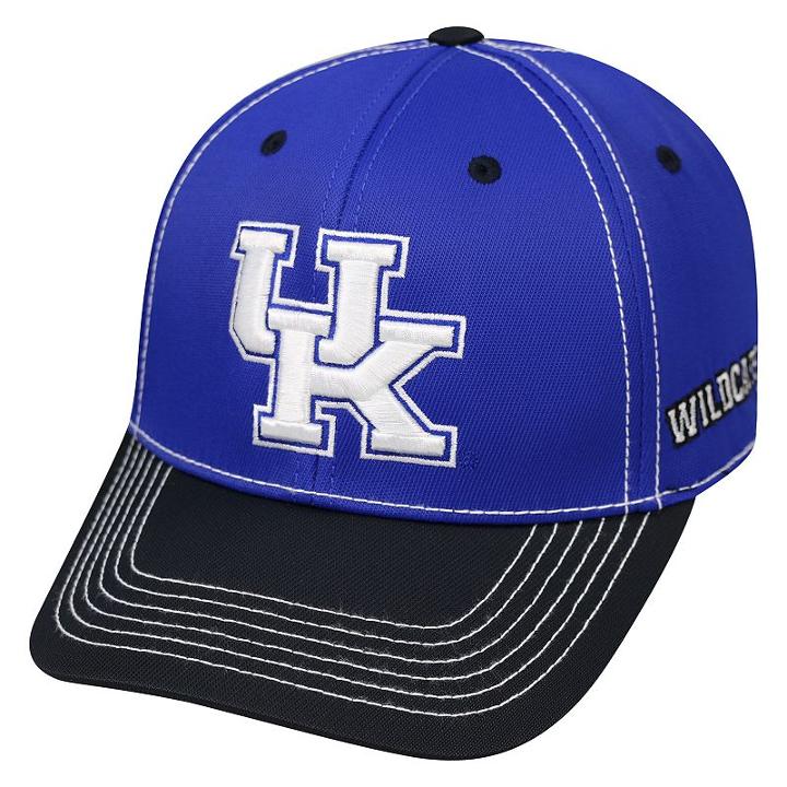Adult Top Of The World Kentucky Wildcats Tactile One-fit Cap, Med Blue