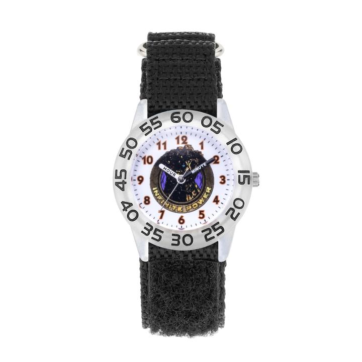 Marvel Avengers: Infinity War Gauntlet Kids' Time Teacher Watch, Boy's, Size: Medium, Black