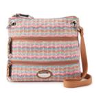 Rosetti Demi Shimmery Striped Mini Crossbody Bag, Women's, Light Pink