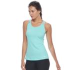 Women's Nike Training Mesh Racerback Running Tank, Size: Large, Turquoise/blue (turq/aqua)