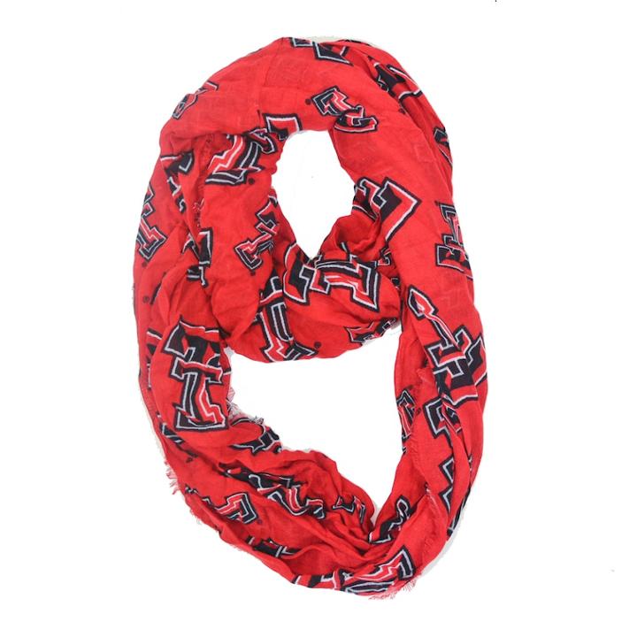 Women's Texas Tech Red Raiders Logo Infinity Scarf, Team