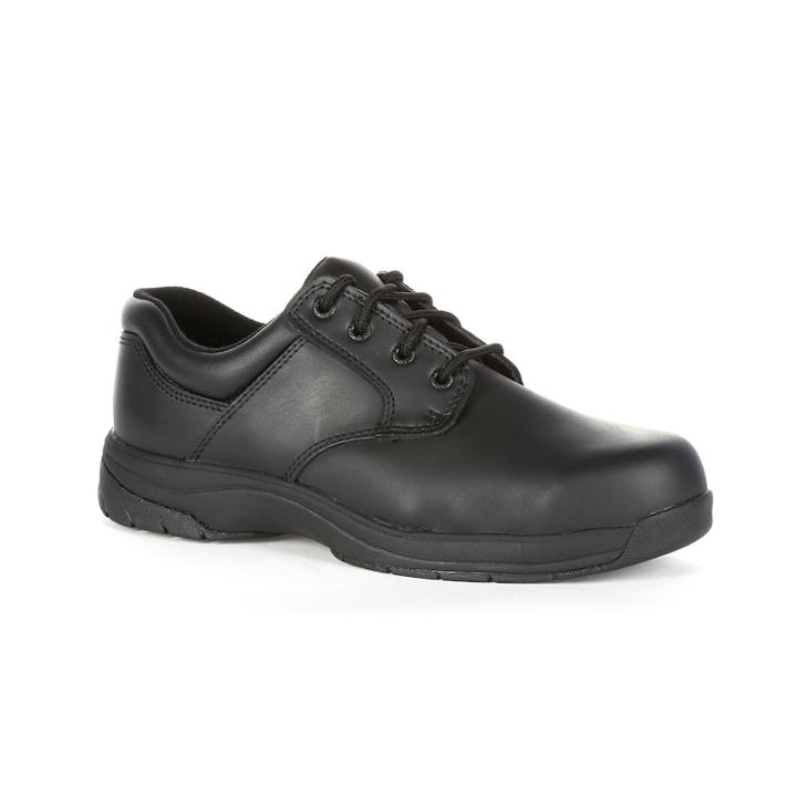 Rocky Slipstop Men's Water Resistant Utility Shoes, Size: 10 Wide, Black