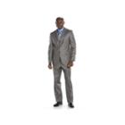 Men's Steve Harvey Classic-fit Gray Plaid Suit Jacket - Men, Size: 48 - Regular, Grey