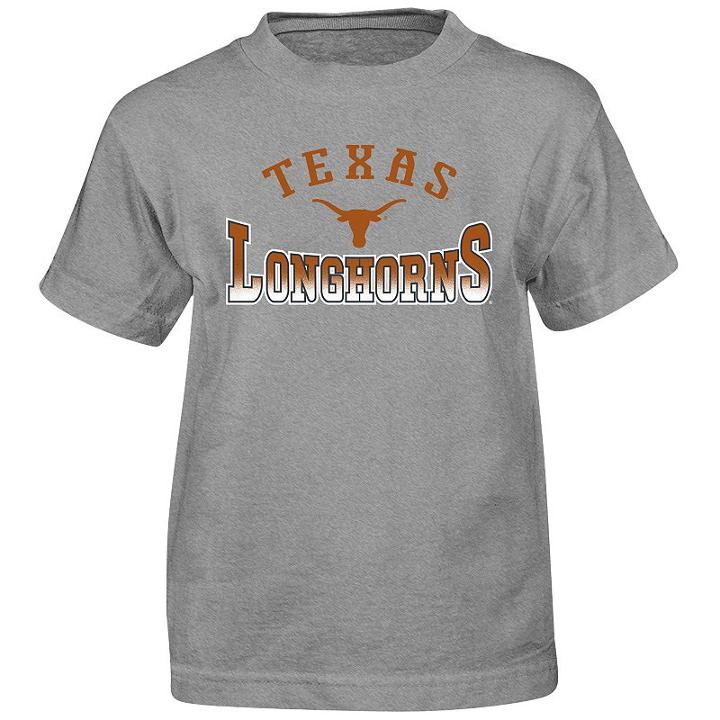 Boys 4-7 Texas Longhorns Cotton Tee, Boy's, Size: M(5/6), Grey (charcoal)