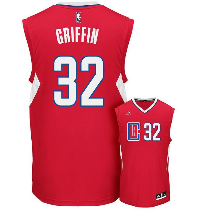 Men's Adidas Los Angeles Clippers Blake Griffin Replica Jersey, Size: Xl, White